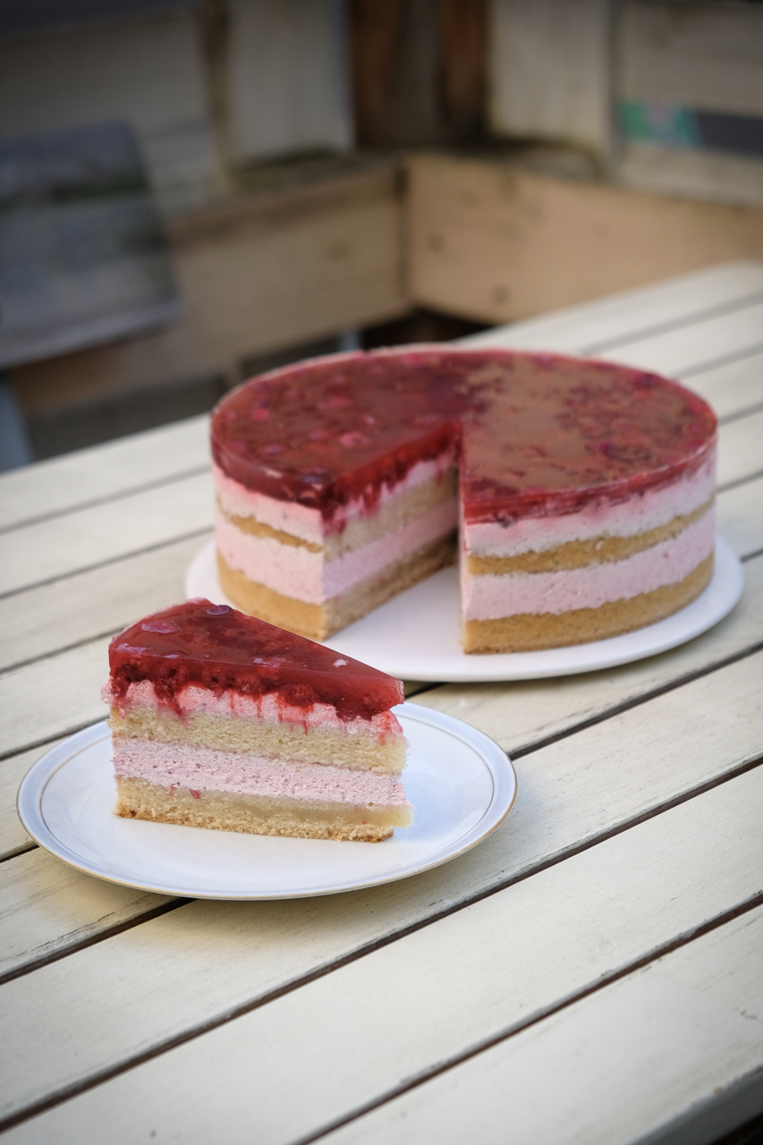 Himbeer Vanille Torte