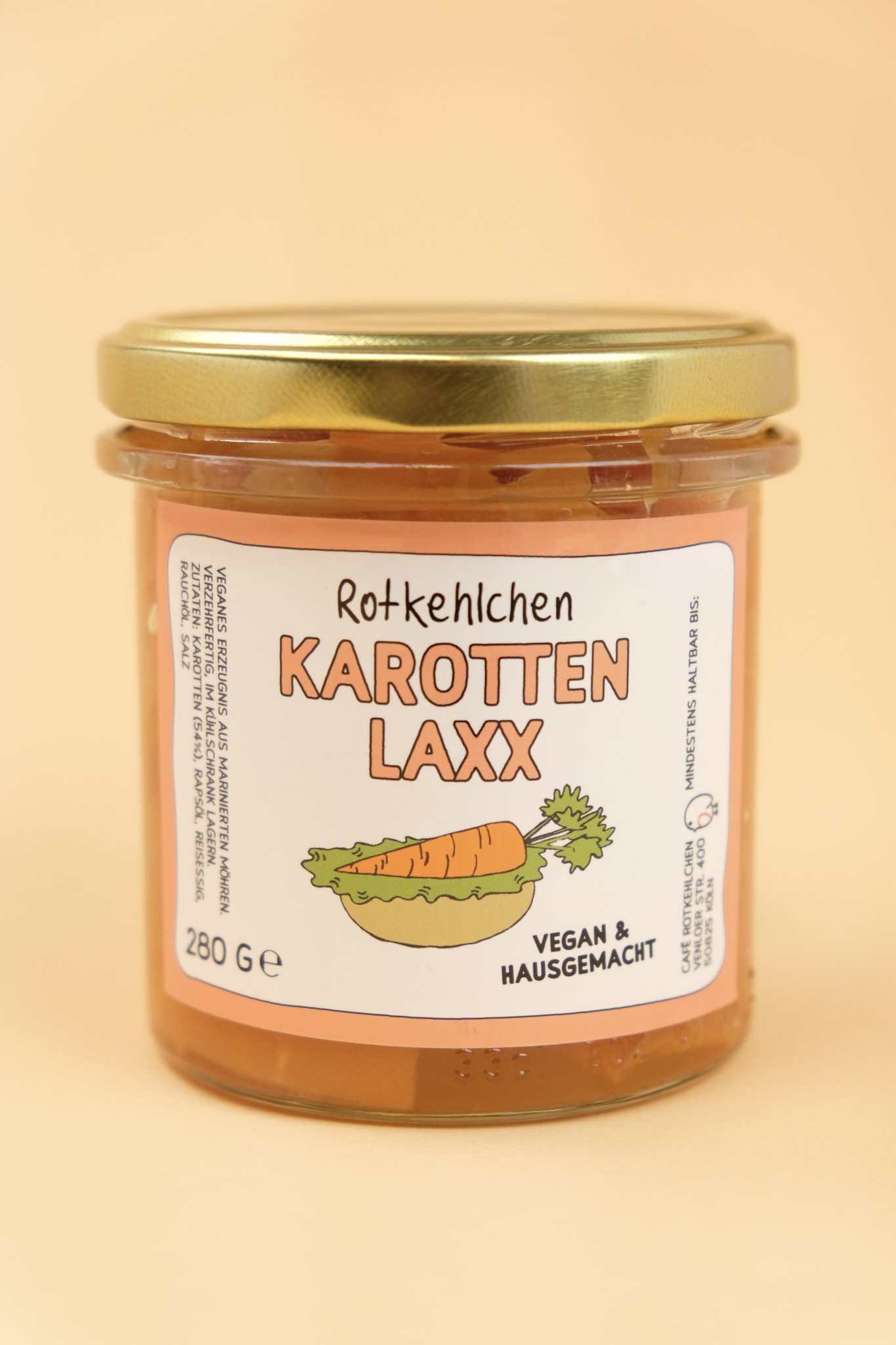 Rotkehlchen Karottenlachs