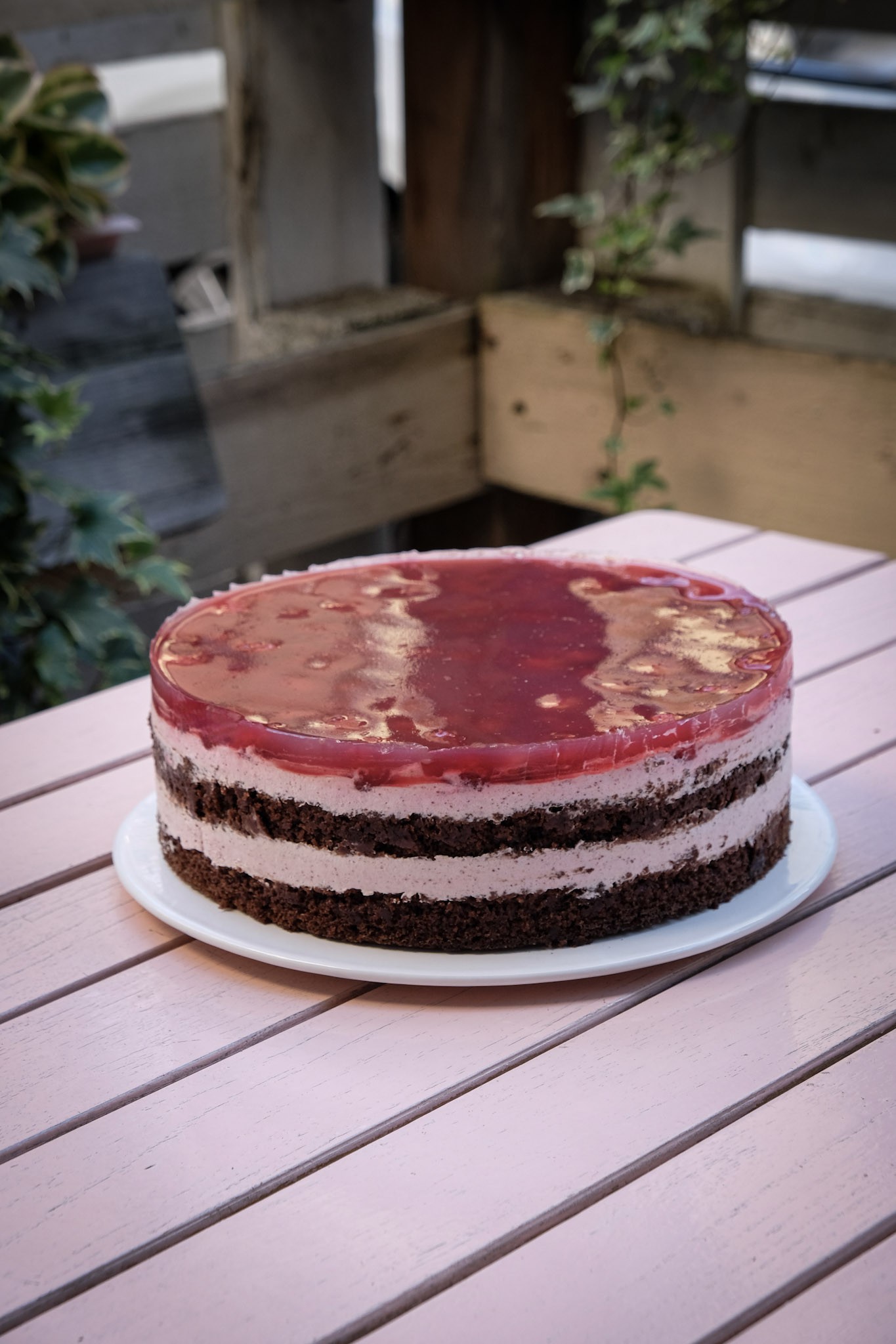 Himbeer Schoko Torte