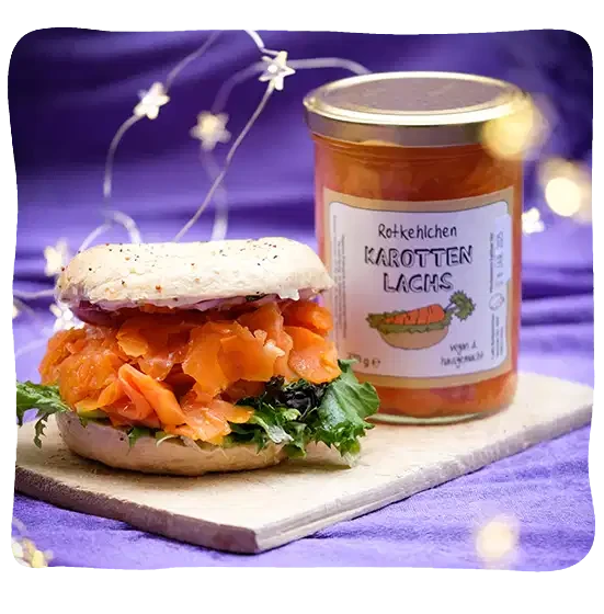Veganer Karottenlachs